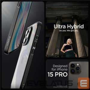 Kitos prekės Spigen  Transparent || Black 