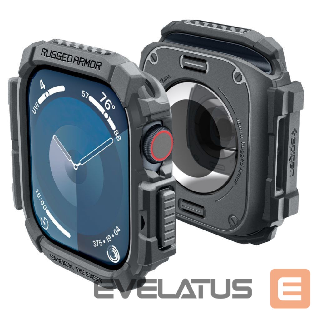 Kitos prekės Spigen Spigen Rugged Armor Case for Apple Watch 10 46mm - Gray