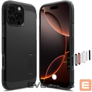 Kitos prekės Spigen  Spigen Tough Armor "T" MagSafe case for iPhone 16 Pro Max - black 