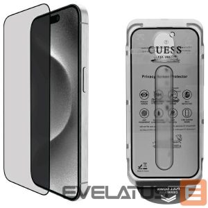 Kitos prekės Guess  Guess Screen Protector Privacy 2.5D Outline tempered glass for iPhone 16 