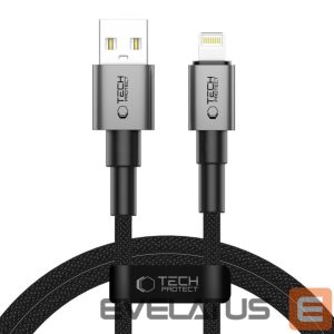 Kitos prekės Tech-Protect  Tech-Protect UltraBoost DNA USB-A / Lightning cable 15W/2.4A 100 cm - gray 