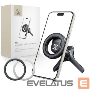 Kitos prekės Tech-Protect  Tech-Protect N53 Car Air Vent Holder with MagSafe Rings - Black 