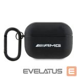 Kitos prekės Mercedes-Benz  AMG AMAP2SLWK AirPods Pro 2 (2022/2023) cover black/black Leather White Logo 