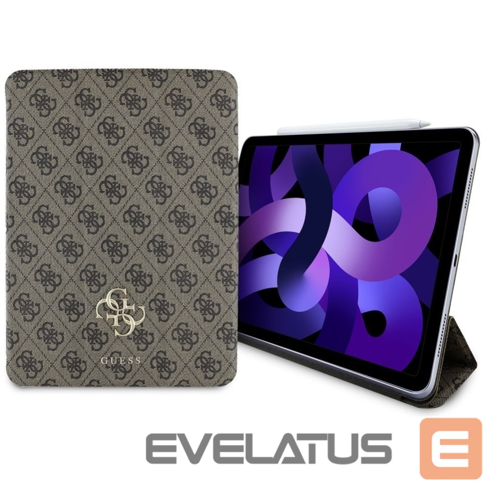 Kitos prekės Guess Guess GUFC11RM24PS4SGW iPad Air 11" 2024 brown/brown Magnetic 4G Big Logo