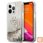 Kitos prekės Guess  Guess 4G Big Liquid Glitter case for iPhone 13 Pro Max 6.7" - gold 