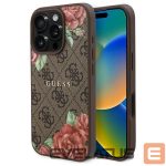 Kitos prekės Guess  Guess GUHMP16XP4ROPEMCW iPhone 16 Pro Max 6.9" brown/brown hardcase 4G Flowers Print MagSafe 