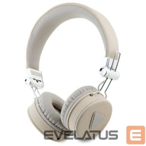 Kitos prekės Guess  Guess Bluetooth on-ear headphones ENC GUBH70PGTSPSE beige/beige Grained Classic Round Shape 