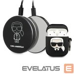 Kitos prekės Karl Lagerfeld  Karl Lagerfeld Ikonik Case for AirPods + Powerbank - Black 