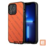 Kitos prekės Karl Lagerfeld  Karl Lagerfeld Perforated Allover Case for iPhone 13 Pro / 13 6.1" - Orange 
