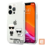 Kitos prekės Karl Lagerfeld  Karl Lagerfeld Karl & Choupette Case for iPhone 13 Pro Max 6.7" - Transparent 