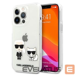 Kitos prekės Karl Lagerfeld  Karl Lagerfeld Karl & Choupette Case for iPhone 13 Pro Max 6.7" - Transparent 