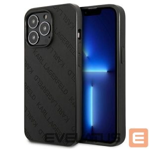 Kitos prekės Karl Lagerfeld  Karl Lagerfeld Perforated Allover iPhone 13 Pro Max 6.7" Case - Black 