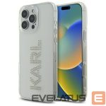 Kitos prekės Karl Lagerfeld  Karl Lagerfeld KLHCP16XHKLSTDCT iPhone 16 Pro Max 6.9" Clear Hard Case IML Rhinestones Logo 