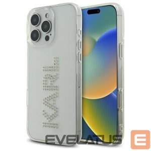 Kitos prekės Karl Lagerfeld  Karl Lagerfeld KLHCP16XHKLSTDCT iPhone 16 Pro Max 6.9" Clear Hard Case IML Rhinestones Logo 