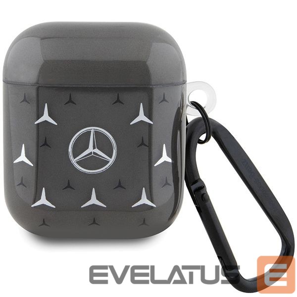 Kitos prekės Mercedes-Benz Mercedes MEA28DPMGS AirPods 1/2 cover black/black Large Star Pattern