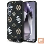 Kitos prekės Guess  Guess 4G Printed Colored Peony Pattern MagSafe case for Samsung Galaxy S25 black 