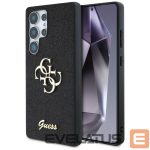 Kitos prekės Guess  Guess Fixed Glitter Big 4G Metal Logo case for Samsung Galaxy S25 Ultra black 