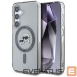 Kitos prekės Karl Lagerfeld  Karl Lagerfeld Button Karl & Choupette Heads Printed Logo MagSafe Samsung Galaxy S25 case black 