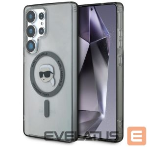 Kitos prekės Karl Lagerfeld  Case Karl Lagerfeld Button Karl Head Printed Logo MagSafe Samsung Galaxy S25 Ultra black 