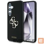 Kitos prekės Guess  Guess Silicone Big 4G Logo Bottom Script case for Samsung Galaxy S25 - black 