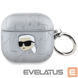 Kitos prekės Karl Lagerfeld  Karl Lagerfeld Monogram Karl Head case for AirPods 4 - silver 