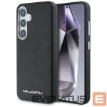 Kitos prekės Karl Lagerfeld  Karl Lagerfeld Saffiano Full Wrapped Elongated Metal Logo MagSafe Case for Samsung Galaxy S25+ - Black 