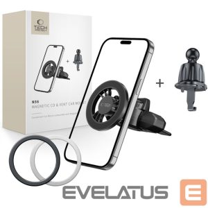 Kitos prekės Tech-Protect  Tech-Protect N56 Magnetic MafSafe Car Holder CD Slot Mount - Black 