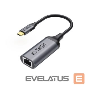 Kitos prekės Tech-Protect  Tech-Protect UltraBoost USB-C to Ethernet RJ45 1000Mbps Adapter - Black 