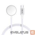 Kitos prekės Tech-Protect  Tech-Protect UltraBoost USB-C Inductive Charger for Apple Watch 1m - White 