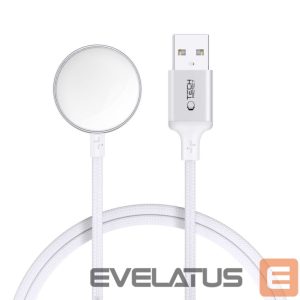 Kitos prekės Tech-Protect  Tech-Protect UltraBoost USB-A Inductive Charger for Apple Watch 1m - White 