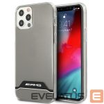 Kitos prekės Mercedes-Benz  AMG Electroplate Black&White Case for iPhone 12 / 12 Pro - Transparent 