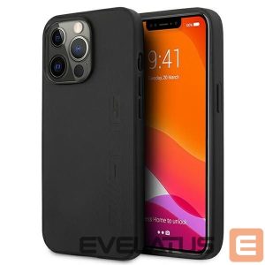 Kitos prekės Mercedes-Benz  AMG Leather Hot Stamped Case for iPhone 13 Pro / 13 6.1" - Black 