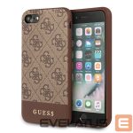 Kitos prekės Guess  Guess 4G Stripe Collection case for iPhone 7 / 8 / SE 2020 / SE 2022 - brown 