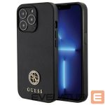 Kitos prekės Guess  Guess Strass Metal Logo iPhone 13 Pro 6.1" Case - Black 