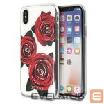 Kitos prekės Guess  Guess Flower Desire Red Rose iPhone X Case - Transparent 