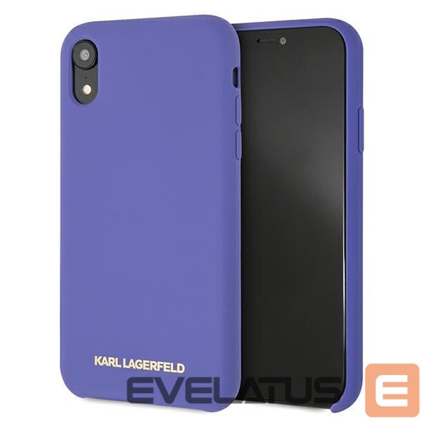 Kitos prekės Karl Lagerfeld Karl Lagerfeld Silicone iPhone Xr Case - Purple
