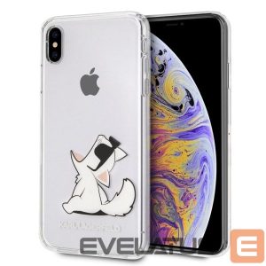 Kitos prekės Karl Lagerfeld  Karl Lagerfeld Choupette Fun iPhone Xs Max Case - Transparent 