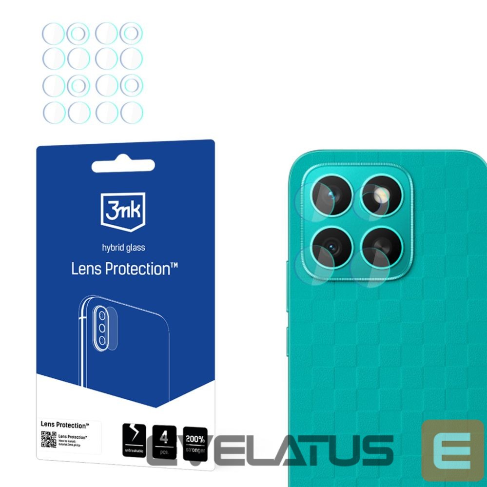 Kitos prekės 3MK 3mk Lens Protection Hybrid Glass for Camera Lens on Honor X8c