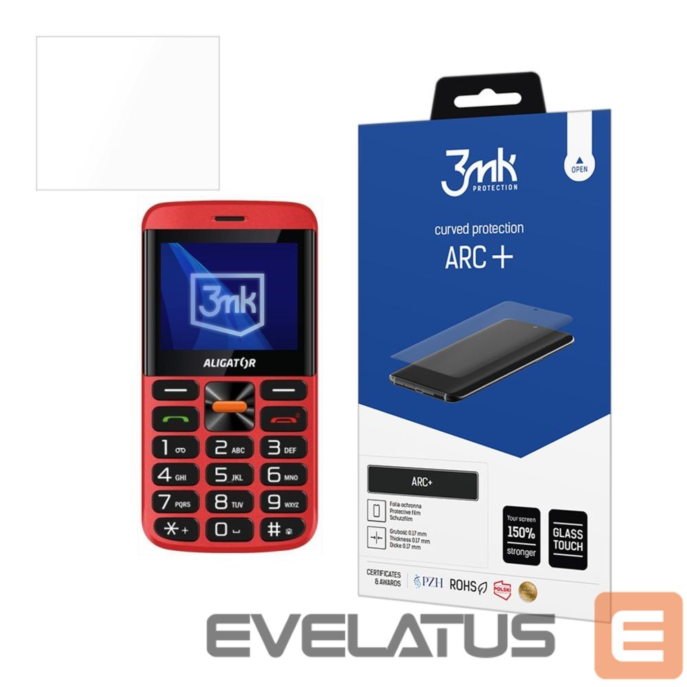 Kitos prekės 3MK Protective film 3mk ARC+ for Alligator A910 4G