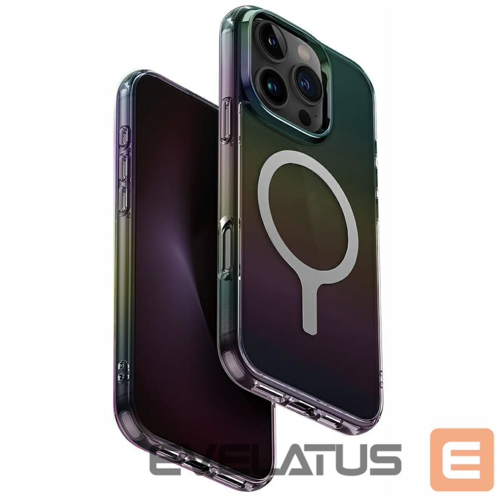 Kitos prekės UNIQ Uniq Iridescia Magclick Charging Case for iPhone 16 Pro - Black