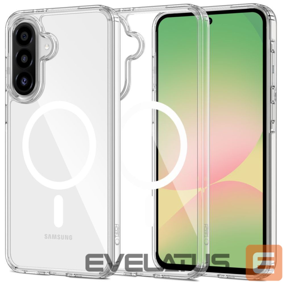 Kitos prekės Tech-Protect Tech-Protect FlexAir Hybrid MagSafe Case for Samsung Galaxy A56 5G - Transparent