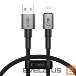 Kitos prekės Tech-Protect  Tech-Protect Ultraboost DNA USB-A / Lightning cable 12W/2.4A 25 cm - gray 