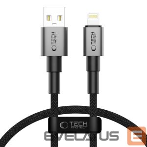 Kitos prekės Tech-Protect  Tech-Protect Ultraboost DNA USB-A / Lightning cable 12W/2.4A 25 cm - gray 