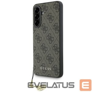 Kitos prekės Guess  Guess 4G Charms Collection Case for Samsung Galaxy A56 - Brown 