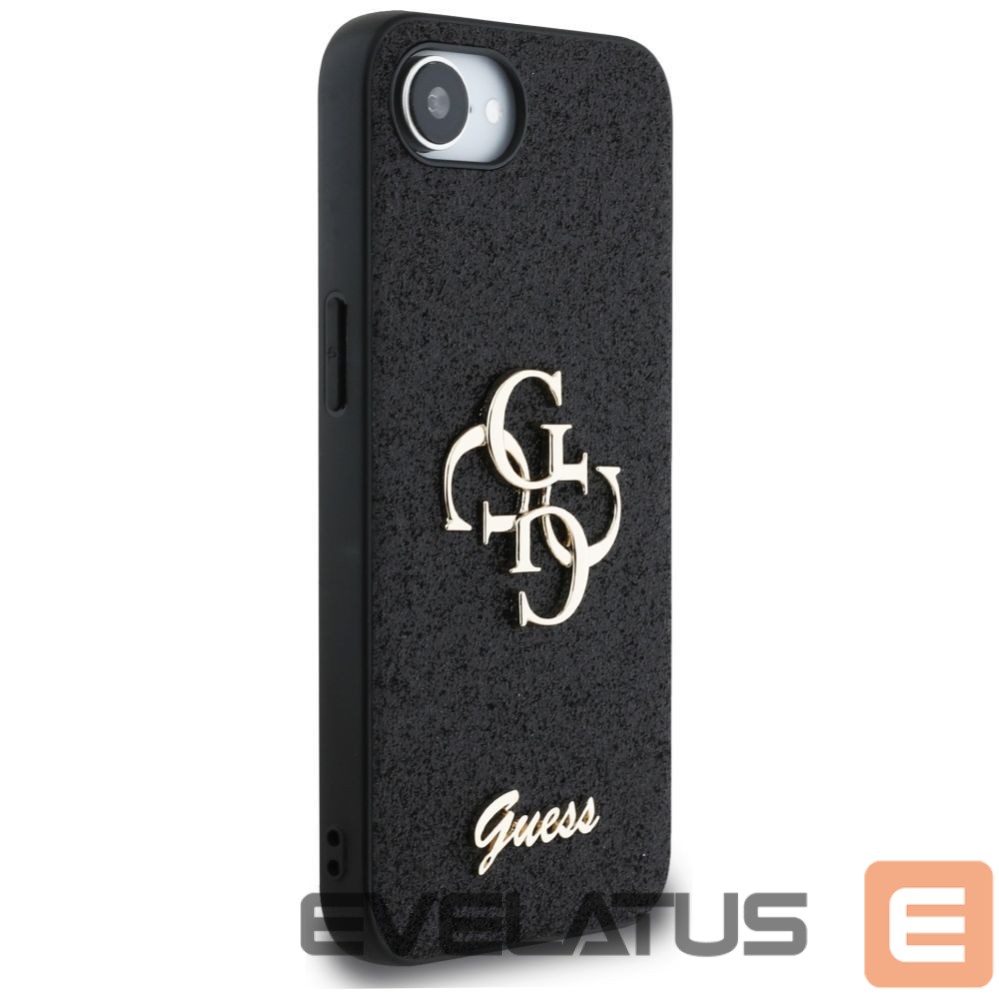Kitos prekės Guess Guess Fixed Glitter Big 4G case for iPhone 16e - black