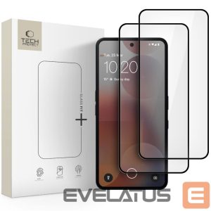 Kitos prekės Tech-Protect  Tech-Protect Glass Fit+ 2-pack tempered glass for Nothing Phone 3A / 3A Pro - black 