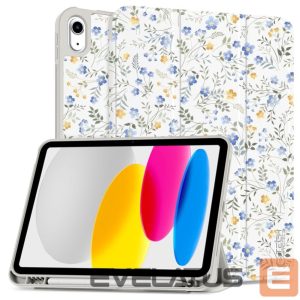 Kitos prekės Tech-Protect  Tech-Protect SC Pen Case for iPad 10.9" 2022 (10th gen.) / 11" 2025 (11th gen.) - Daisies with Leaves 