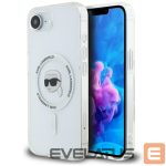 Kitos prekės Karl Lagerfeld  Karl Lagerfeld IML Metal Karl Head MagSafe Case for iPhone 16e White 