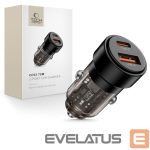 Kitos prekės Tech-Protect  CC03 2-port PD75W car charger - black 