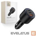 Kitos prekės Tech-Protect  CC04 3-port PD130W car charger - black 